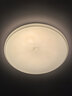 祎琳（yilin）圓形燈外殼吸頂燈燈罩配件房間陽(yáng)臺走廊廚房燈罩子阻燃 旋口燈罩-口徑44.5厘米 銀線(xiàn)款 曬單實(shí)拍圖