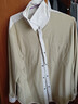 GXG男裝翻領(lǐng)長(cháng)袖襯衫男士24年秋季新品 米白 170/M 曬單實(shí)拍圖
