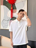 安踏（ANTA）速干polo衫短袖男運動(dòng)T恤輕薄2026新款夏季透氣休閑男裝翻領(lǐng)上衣 純凈白-10 XL (180) 曬單實(shí)拍圖