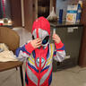 ULTRAMAN【正版】奧特曼衣服男童外套套裝【迪迦】春秋連帽護鏡套裝120cm 曬單實(shí)拍圖