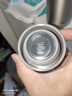 得力（deli）旋蓋杯 保溫杯316L不銹鋼水杯 便攜大容量咖啡杯 500ml銀色LL626 曬單實(shí)拍圖