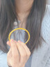 老廟黃金手鐲女滿(mǎn)天星999足金推拉鐲子生日禮物送女朋友老婆 臻選禮盒包裝【無(wú)產(chǎn)品勿單拍】 曬單實(shí)拍圖