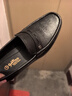金利來(lái)（Goldlion）男鞋樂(lè )福鞋男士皮鞋輕便舒適套腳商務(wù)休閑鞋G521310528AAA黑色41 曬單實(shí)拍圖