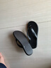李寧（LI-NING）游泳人字拖新款拖鞋男女防滑耐磨輕便柔軟男女情侶游泳沙灘鞋 2.0升級加厚黑色 41 曬單實(shí)拍圖