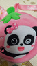寶寶巴士妙妙草莓包兒童可愛(ài)毛絨玩具公仔熊貓女生斜挎包零錢(qián)包京東配送 妙妙草莓包 曬單實(shí)拍圖