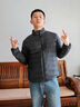波司登（BOSIDENG）26春季輕薄羽絨服防風(fēng)鎖溫男輕暖鵝絨短款外套B260135051 黑色8056 M 175/96A 體重約130-140斤 曬單實(shí)拍圖