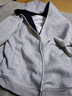 NASALIKE美式開(kāi)衫外套25新款春秋季寬松休閑百搭廓形長(cháng)袖重磅連帽衛衣男女 麻灰色 4XL  （推薦165-180斤） 曬單實(shí)拍圖