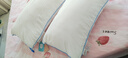 水星家紡枕頭枕芯酒店枕頭護頸枕頭芯家用一對抑菌防螨可水洗高枕48x74cm 曬單實(shí)拍圖