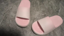 紅豆厚底拖鞋女款2026新款室內家居浴室防滑防臭eva踩屎感涼拖鞋男士 白粉【個(gè)性漸變】 38-39 標準碼 曬單實(shí)拍圖