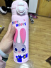 迪士尼（Disney）朱迪雙飲保溫杯瘋狂動(dòng)物城316不銹鋼帶吸管上學(xué)女孩女神禮物500ml 曬單實(shí)拍圖