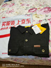 JEEP吉普襯衫男士春秋季工裝外套長(cháng)袖襯衣寬松休閑衣服男裝 黑色 2XL 曬單實(shí)拍圖