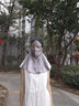 Siggi真絲長(cháng)款防曬面罩女夏季遮臉?lè )里L(fēng)口罩披風(fēng)長(cháng)款面罩女送女生 曬單實(shí)拍圖