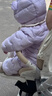 迷你巴拉巴拉三防連體羽絨服男女童嬰兒寶寶羽絨服連體衣萌趣外套新品 曬單實(shí)拍圖