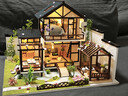 赟婭中國風(fēng)diy小屋立體3D別墅玩具男生女生手工房子創(chuàng  )意拼裝模型 竹溪水苑+音樂(lè )+工具+膠水+防塵罩 曬單實(shí)拍圖