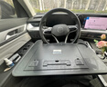 一粒車(chē)載小桌板方向盤(pán)筆記本電腦支架前排辦公汽車(chē)主駕折疊便攜餐桌子 黑色【9檔角度調節/加厚穩固】 曬單實(shí)拍圖