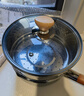 神田雪平鍋煮面湯鍋不銹鋼蒸鍋小奶鍋進(jìn)口日式輔食鍋蒸鍋 帶蒸屜20cm 曬單實(shí)拍圖