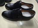3515強人男士皮鞋男鞋透氣商務(wù)正裝休閑皮鞋男 黑色 42 曬單實(shí)拍圖