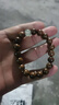 金絲檀木手串男士念珠盤(pán)玩檀木佛珠檀香手鏈女盤(pán)玩串珠送女友 金絲檀晴水款 曬單實(shí)拍圖