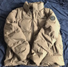 波司登（BOSIDENG）新款羽絨服男女同款運動(dòng)系列短款無(wú)帽90絨加厚年輕時(shí)尚外套 暮秋褐7E16 XS 155/80A 體重約100斤以?xún)?曬單實(shí)拍圖