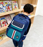 Baleno兒童書(shū)包1-6年級小學(xué)生男大容量輕便減負護脊雙肩背包中學(xué)生女 【新升級3D立體減負背墊】寶藍綠大號 曬單實(shí)拍圖