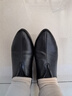 套腳深口尖頭小皮鞋粗跟中跟春夏新款百搭簡(jiǎn)約通勤風(fēng)低跟鞋樂(lè )福鞋 黑色 37 曬單實(shí)拍圖