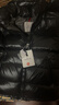 桐系蒙口鵝冬季瑪雅羽絨服男女新款加厚保暖短款面包服可拆帽鵝絨服 黑色（原版原標） L -2碼（115-130斤） 曬單實(shí)拍圖