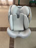貓頭鷹盧娜2兒童安全座椅0-7-12歲汽車(chē)用可360度旋轉可坐可躺I-SIZE認證 新法規-盧娜2銀白 曬單實(shí)拍圖