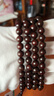 妍韻珠寶收藏級爆金星正宗印度小葉紫檀手串男女士108顆佛珠手鏈8mm37克 曬單實(shí)拍圖