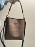 蔻馳（COACH）【品牌直供】女士奢侈品MOLLIE小號斜挎水桶包CBQ33禮物 曬單實(shí)拍圖