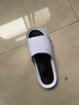 回力拖鞋男士厚底防滑浴室一字拖休閑外穿耐磨涼鞋SDJ-3A77 白黑46-47 曬單實(shí)拍圖
