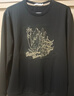 與狼共舞【金絲刺繡】圓領(lǐng)衛衣男2026春季新款印象中國風(fēng)休閑上衣男裝3020 黑色001 2XL (185) 曬單實(shí)拍圖