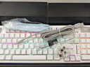 狼蛛（AULA）S98無(wú)線(xiàn)機械鍵盤(pán)藍牙/2.4G/有線(xiàn)三模連接熱插拔gasket結構2U0全鍵無(wú)沖96鍵客制化游戲電競辦公鍵盤(pán) 【無(wú)線(xiàn)三模版】S98簡(jiǎn)約白-混光 茶軸 曬單實(shí)拍圖