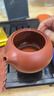宜興名家紫砂壺手工大紅袍西施壺家用功夫茶泡茶壺大容量茶具套裝 大紅袍卡蓋西施 282ml 單壺禮盒裝+繩墊證書(shū) 曬單實(shí)拍圖