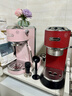 德龍（Delonghi）咖啡機 意式家用半自動(dòng)15Bar泵壓冷萃咖啡 軟觸屏手動(dòng)奶泡自動(dòng)停流小巧金屬機身 吉拉朵系列 EC890 .PR追光粉 即時(shí)加熱 自動(dòng)關(guān)機 專(zhuān)業(yè)蒸汽細桿拉花 曬單實(shí)拍圖