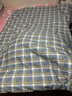 無(wú)印良品A類(lèi)抗菌全棉被套單件100%新疆棉純棉被罩被套150*200cm蘭格 曬單實(shí)拍圖