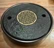 尚言坊天然烏金石茶盤(pán)家用圓形功夫茶具托盤(pán)儲蓄水式小型茶臺茶海 曬單實(shí)拍圖