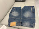 花花公子破洞牛仔工裝短褲男士夏季薄款五分褲中青年外穿休閑上班中褲子 曬單實(shí)拍圖