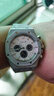 NASIR皇家蟲(chóng)洞概念橡樹(shù)機械手表男品牌正品商務(wù)男士氚氣男款高級感男表 銀色鋼帶 曬單實(shí)拍圖