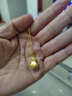 周六福（ZLF）      黃金吊墜福袋吊墜女款飾品代代平安 計價(jià) 足金 1.99g 曬單實(shí)拍圖