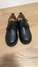 AJMG中學(xué)生休閑皮鞋男款青少年演出真皮黑色初中高中生香港大碼鞋子男 經(jīng)典款(綁帶款校鞋)成人禮升旗手 42 （260內長(cháng)27cm） 曬單實(shí)拍圖