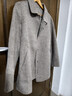 奧絲婕（Aosijie）高端品牌 雙面澳洲羊絨大衣女秋冬新款韓版小個(gè)子短款羊毛呢外套 燕麥奶 M 106-115斤 曬單實(shí)拍圖