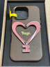 Tagi.《讓人開(kāi)心》金屬支架皮質(zhì)愛(ài)心手機殼iphone全包防磨適用iPhone16Pro節日禮物-開(kāi)心榛子 曬單實(shí)拍圖