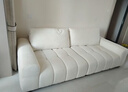 法莎蒂奶酥沙發(fā)棉花糖泡芙雪尼爾可拆洗調節靠包布藝沙發(fā)小戶(hù)型客廳直排 3米單扶單+單+單扶單(靠包可拆洗) 【時(shí)尚版·軟硬適中】 嬰幼兒級雪尼爾 曬單實(shí)拍圖