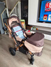 安貝尼 嬰兒推車(chē)可坐可躺雙向推行小孩手推車(chē)四輪減震可折疊BB車(chē) 至尊版-卡其色四輪橡膠+四輪減震 曬單實(shí)拍圖