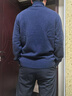 LACOSTE法國鱷魚(yú)男裝25秋冬新款拉鏈羊毛毛衣針織衫|AH5181 166/藏青色 M 4 曬單實(shí)拍圖