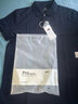 京東京造【桑蠶絲】高端polo衫男短袖男士t恤衣服男裝休閑 藏藍 L 曬單實(shí)拍圖