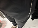 安踏無(wú)氟防潑水長(cháng)褲丨加厚磨毛保暖運動(dòng)褲男士商務(wù)通勤精英休閑褲 曬單實(shí)拍圖