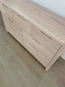 ARTEVERO全實(shí)木白蠟木五斗七斗柜客廳臥室餐邊柜中式簡(jiǎn)約儲物收納抽屜整裝 進(jìn)口-原木色（白蠟木）7抽 150寬*46深*76高cm 曬單實(shí)拍圖