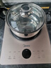 美的（Midea）電磁爐鉑鉆系列家用電磁爐2200W大功率猛火爆炒一體玻璃防水面板勻火加熱智能定時(shí)火鍋爐一套配鍋 [單灶]2200W/3D懸浮加熱 曬單實(shí)拍圖