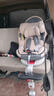貝倍適兒童安全座椅汽車(chē)通用0-4-12歲寶寶嬰兒旋轉車(chē)載isofix便攜坐椅 銀河灰（支撐腿+腳踏+遮陽(yáng)帽） 曬單實(shí)拍圖